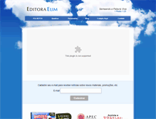 Tablet Screenshot of editoraelim.com.br